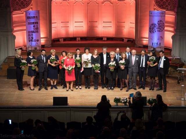 Gala annuel de la Fondation du Rein 2017. Photo de groupe.